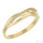 Kép 1/2 - 14 karátos sárga arany vésett gyűrű, 53-as méret