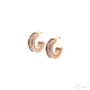 Kép 2/2 - Cango & Rinaldi - Köllő Babett rose gold-fehér színű Swarovski kristályos fülbevaló