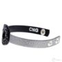 Kép 3/4 - CNG antracit mintás karkötő fekete kristállyal