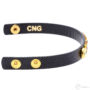 Kép 3/4 - CNG fekete színű lakk mintás karkötő
