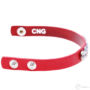 Kép 3/4 - CNG piros színű karkötő fehér színű kristállyal