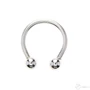 Kép 2/9 - Diversa Septum Circular Barbell 18 karátos fehér arany piercing