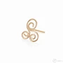Kép 1/8 - Diversa Triskelion 18 karátos rozé arany orrpiercing