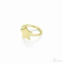 Kép 1/4 - Diversa Anello con Stella 18kt sárga orrpiercing