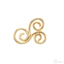 Kép 2/8 - Diversa Triskelion rozé 18 kt arany orrpiercing