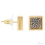 Kép 3/3 - Cango & Rinaldi - Mosaic arany színű sötét arany szórt Swarovski kristályos fülbevaló