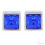 Kép 1/3 - Cango & Rinaldi - Mosaic ezüst-kék színű Swarovski kristályos fülbevaló