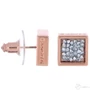 Kép 3/3 - Cango & Rinaldi - Mosaic rose gold színű fehér szórt Swarovski kristályos fülbevaló