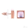 Kép 3/3 - Cango & Rinaldi - Mosaic rose gold-rózsaszín színű Swarovski kristályos fülbevaló