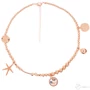 Kép 1/3 - Cango & Rinaldi Peace & Love 2023 nyaklánc rose gold színben