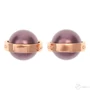 Kép 1/3 - Cango & Rinaldi Pearl 2205F burgundy színű fülbevaló