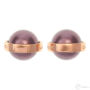 Kép 1/3 - Cango &amp; Rinaldi Pearl 2205F burgundy színű fülbevaló