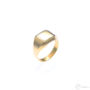 Kép 1/3 - Könnyű, arany, kis méretű, sima férfi pecsétgyűrű
